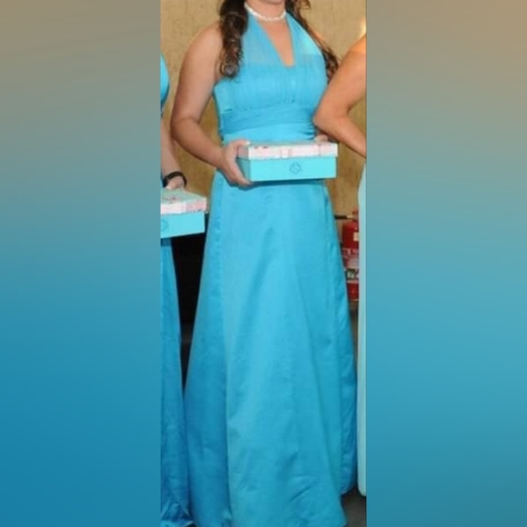 David's Bridal Dresses Davids Bridal Malibu Blue Bridesmaid Dress